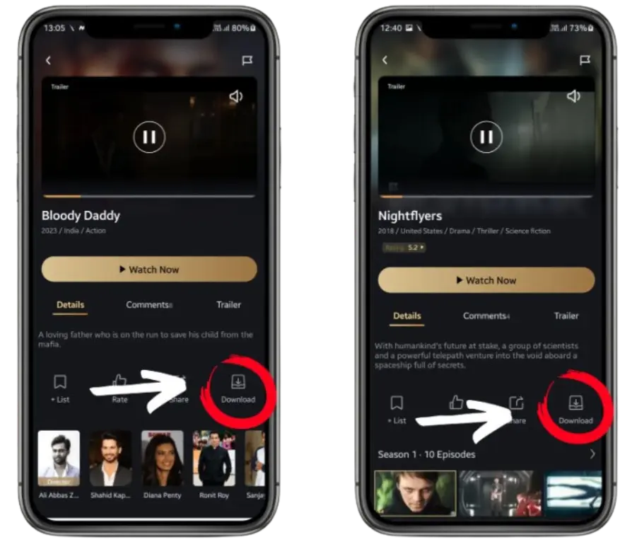 How to download movies through Castle APP